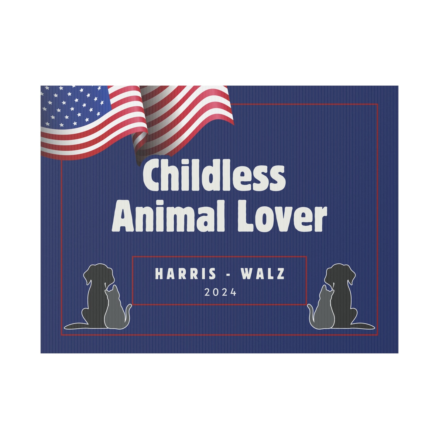 **Digital Download Only** Harris - Walz Yard Sign Artwork