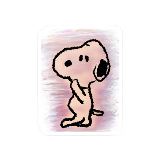 Watercolor Snoopy - Sticker