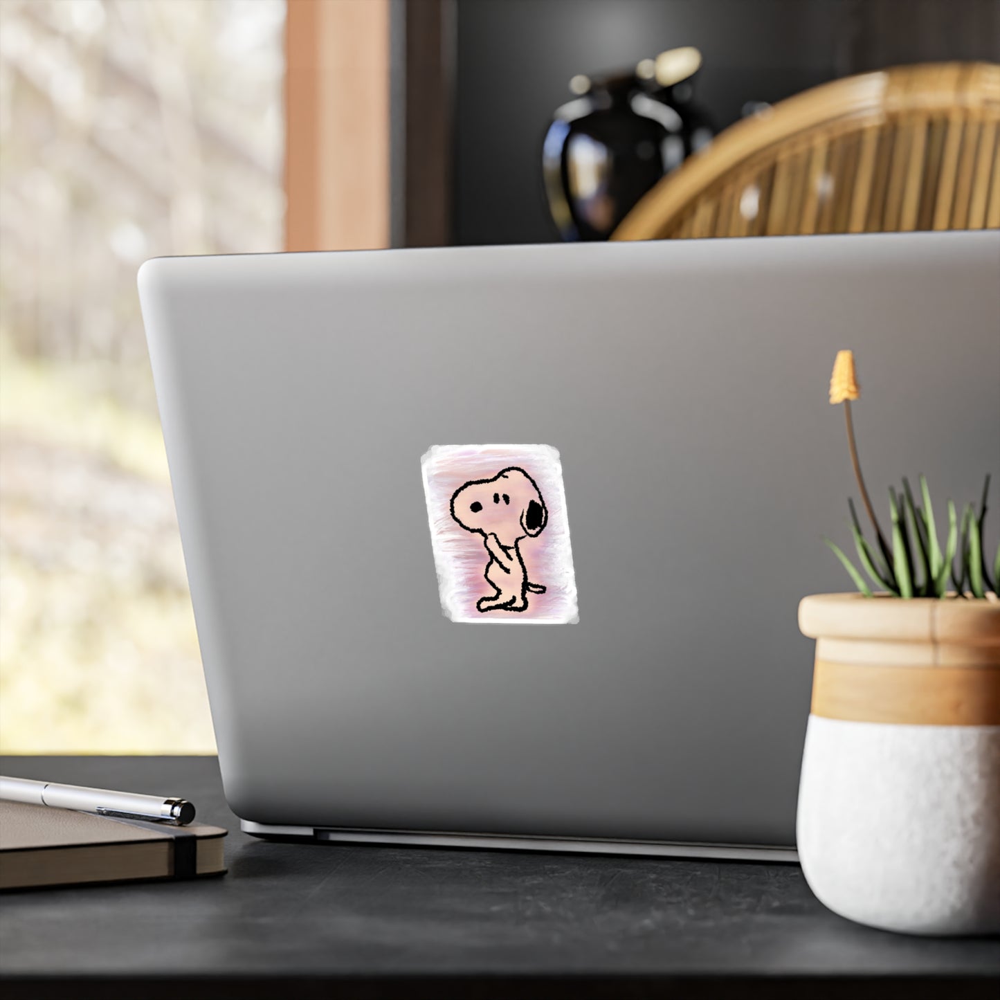 Watercolor Snoopy - Sticker